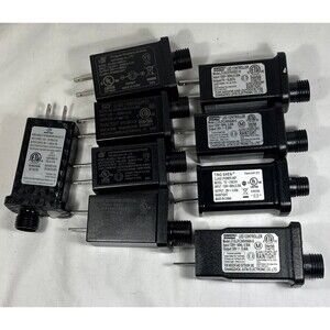 Lot of 9 Raintight Outdoor LED Power Supplies Class 2 Low Voltage Adapters - New